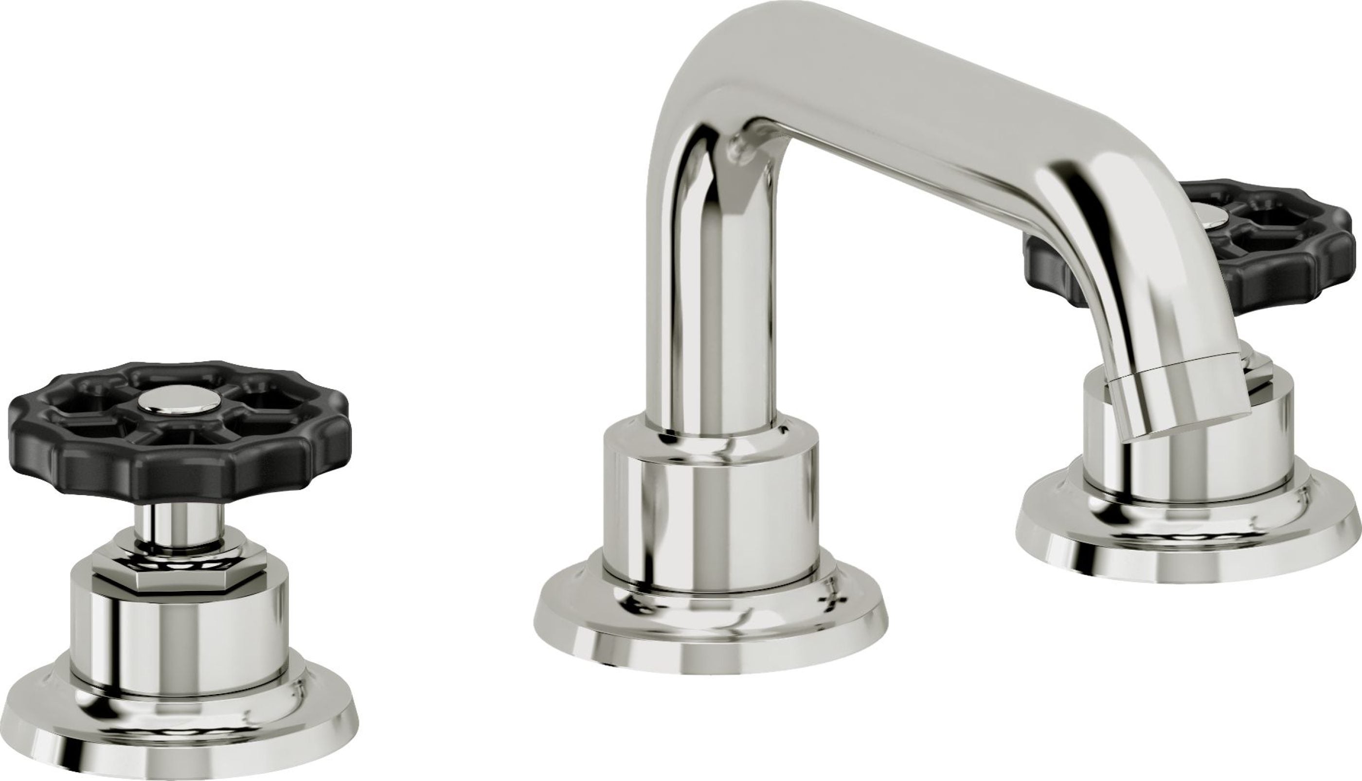 California Faucets - 8002WB-PC - 8" Widespread Lavatory Faucet - Polished Chrome - Descanso Works