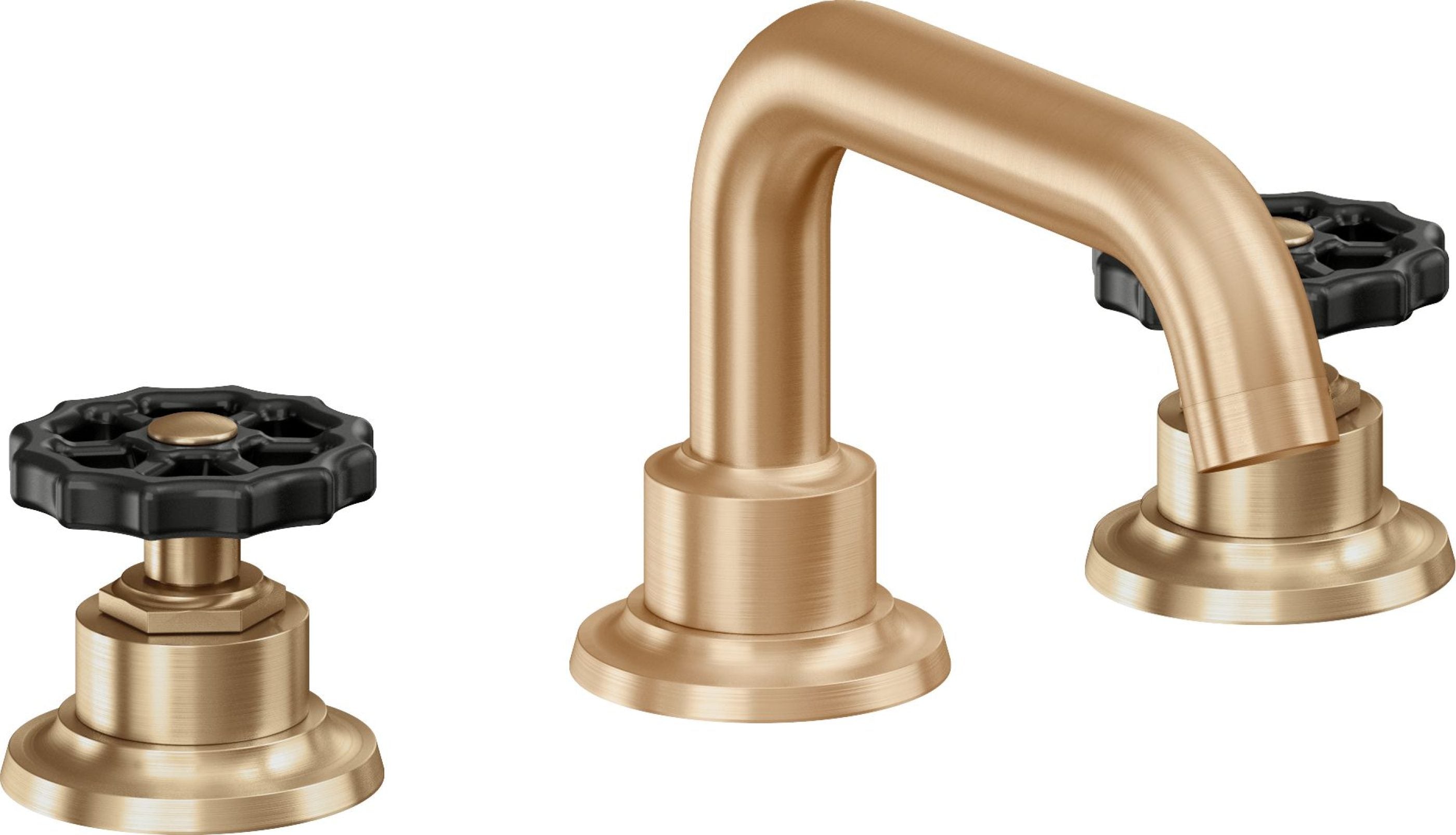 California Faucets - 8002WB-SBZ - 8" Widespread Lavatory Faucet - Satin Bronze (PVD) - Descanso Works