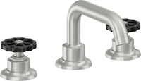 California Faucets - 8002WBZB-SC - 8" Widespread Lavatory Faucet with ZeroDrain - Satin Chrome (PVD) - Descanso Works