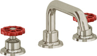 California Faucets - 8002WRZB-BNU - 8" Widespread Lavatory Faucet with ZeroDrain - Burnished Nickel Uncoated - Descanso Works