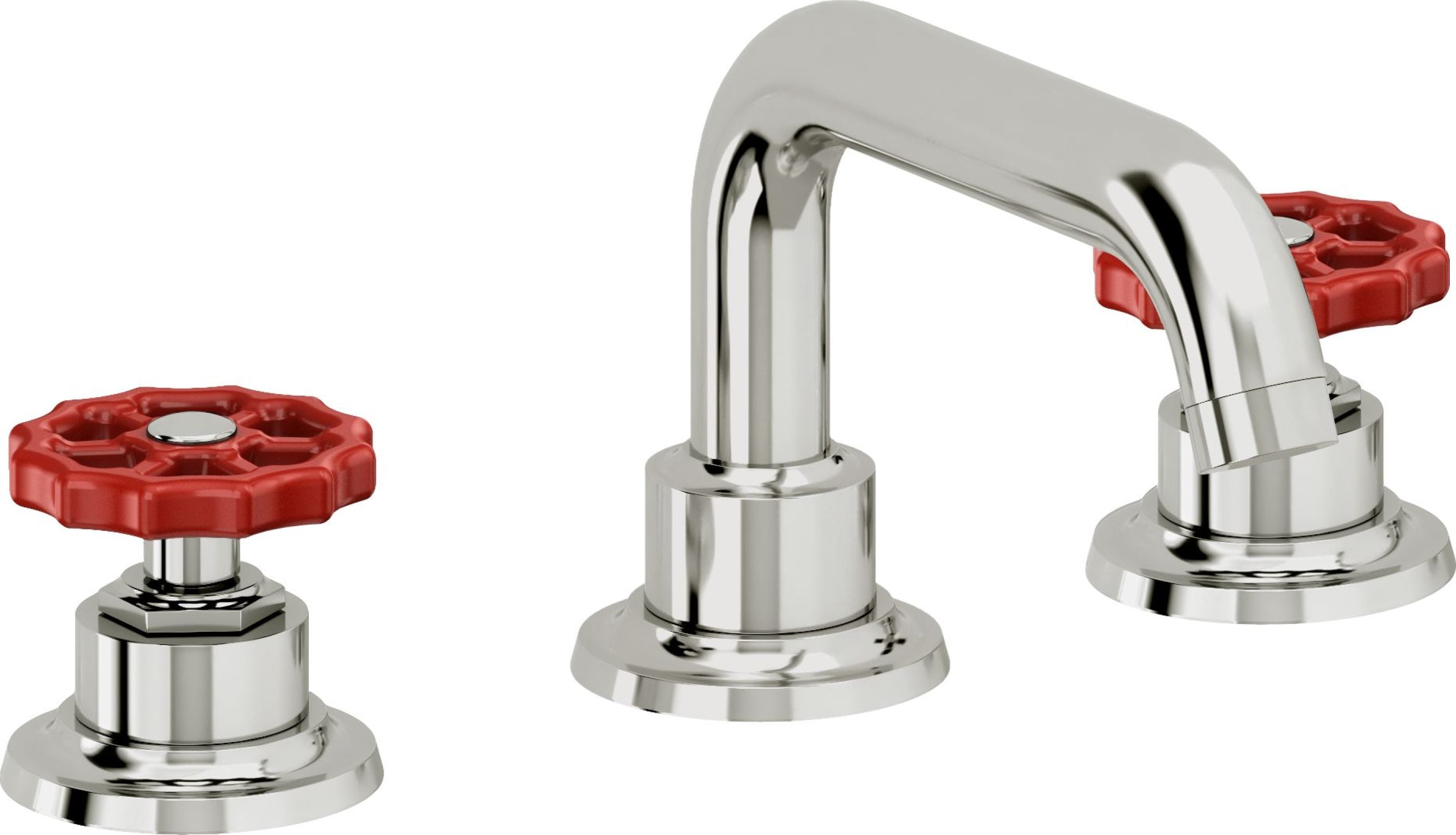 California Faucets - 8002WR-PC - 8" Widespread Lavatory Faucet - Polished Chrome - Descanso Works