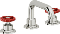 California Faucets - 8002WRZB-PC - 8" Widespread Lavatory Faucet with ZeroDrain - Polished Chrome - Descanso Works