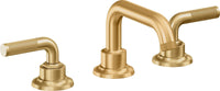 California Faucets - 3002KZB-LSG - 8" Widespread Lavatory Faucet with ZeroDrain - Lifetime Satin Gold (PVD) - Descanso