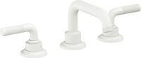 California Faucets - 3002KZB-MWHT - 8" Widespread Lavatory Faucet with ZeroDrain - Matte White - Descanso