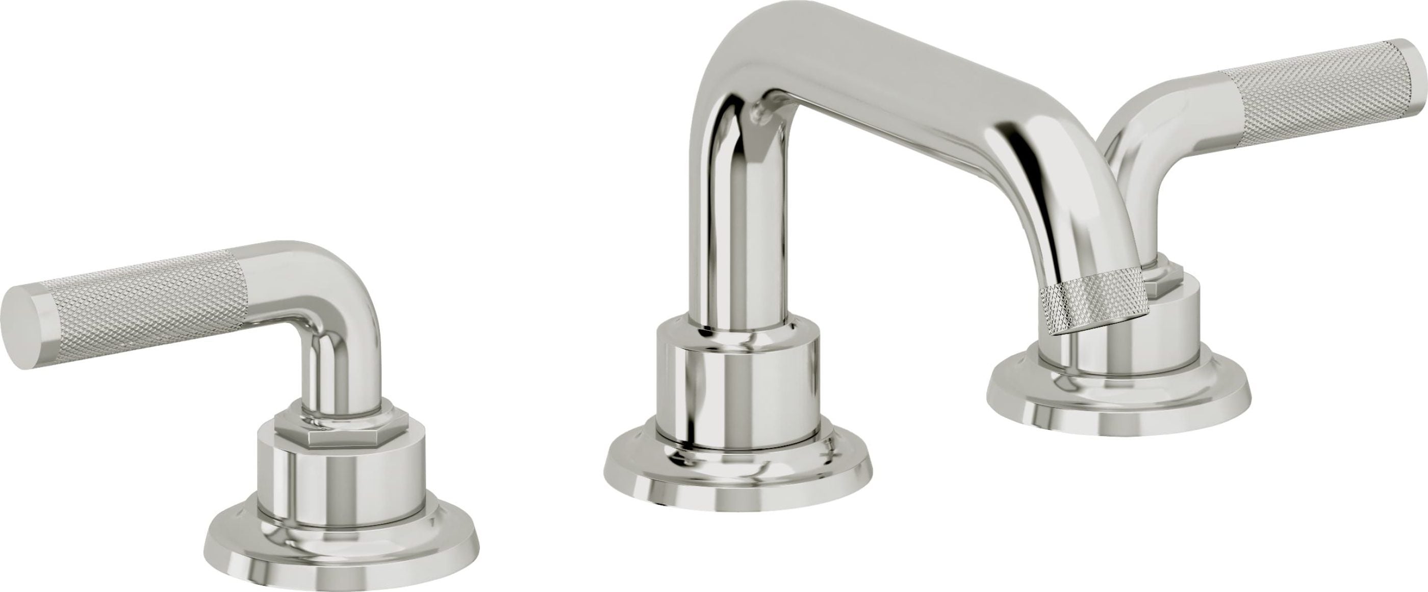 California Faucets - 3002KZBF-PC - 8" Widespread Lavatory Faucet with Completely Finished ZeroDrain - Polished Chrome - Descanso