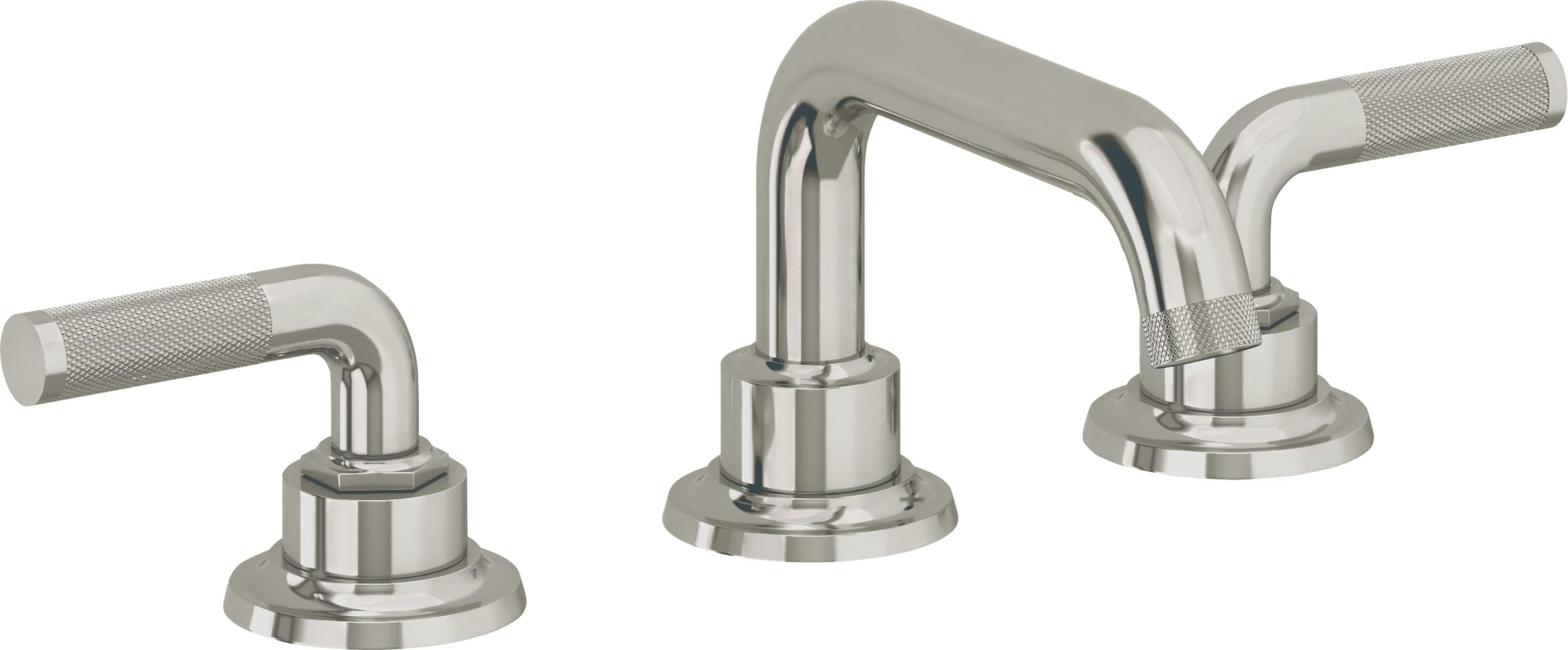 California Faucets - 3002K-PN - 8" Widespread Lavatory Faucet - Polished Nickel (PVD) - Descanso