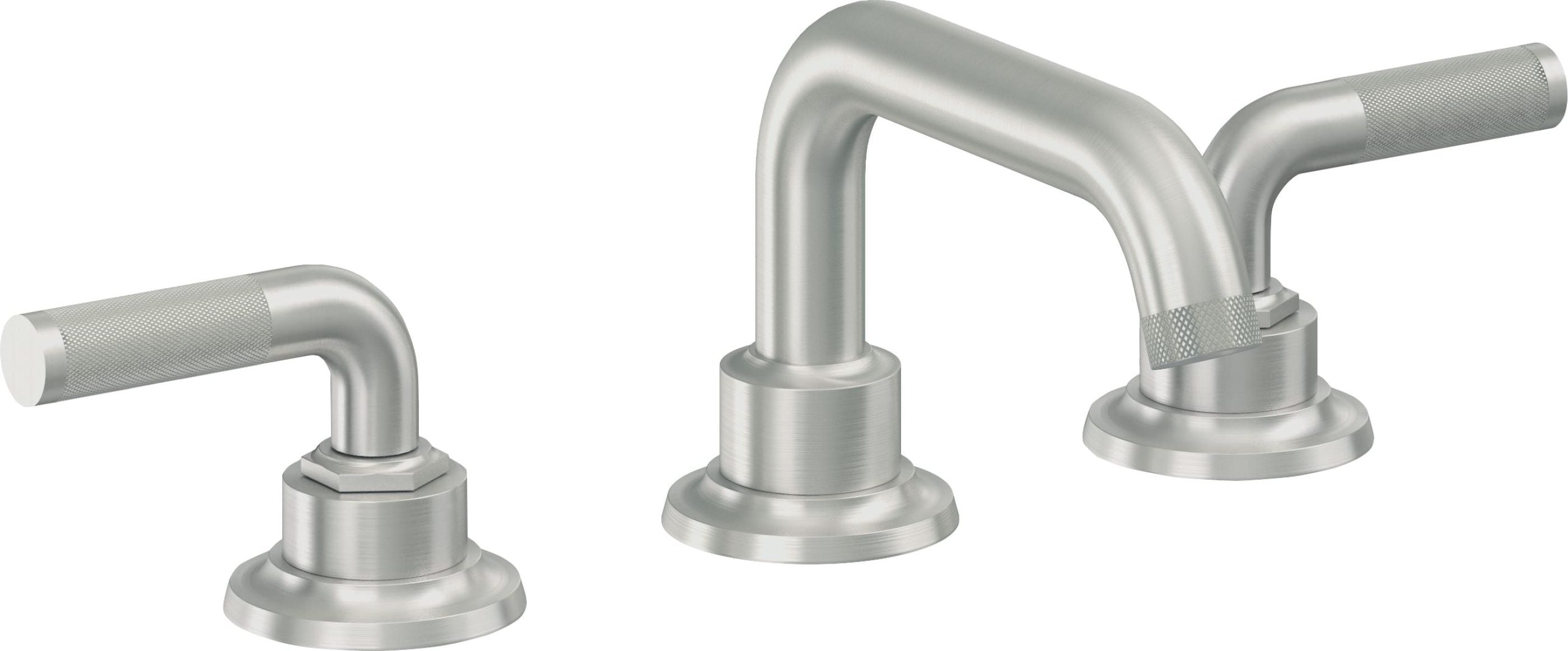 California Faucets - 3002KZBF-SC - 8" Widespread Lavatory Faucet with Completely Finished ZeroDrain - Satin Chrome (PVD) - Descanso