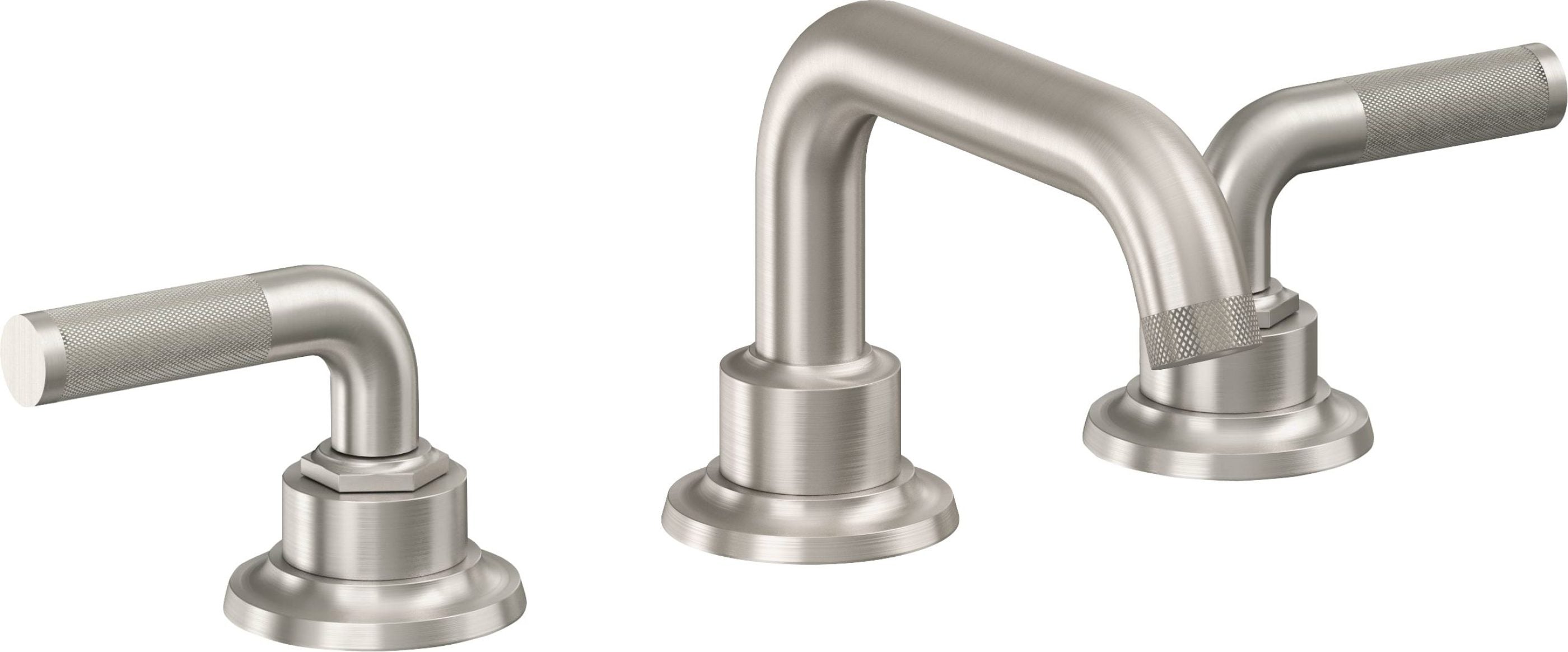 California Faucets - 3002K-USS - 8" Widespread Lavatory Faucet - Ultra Stainless Steel (PVD) - Descanso