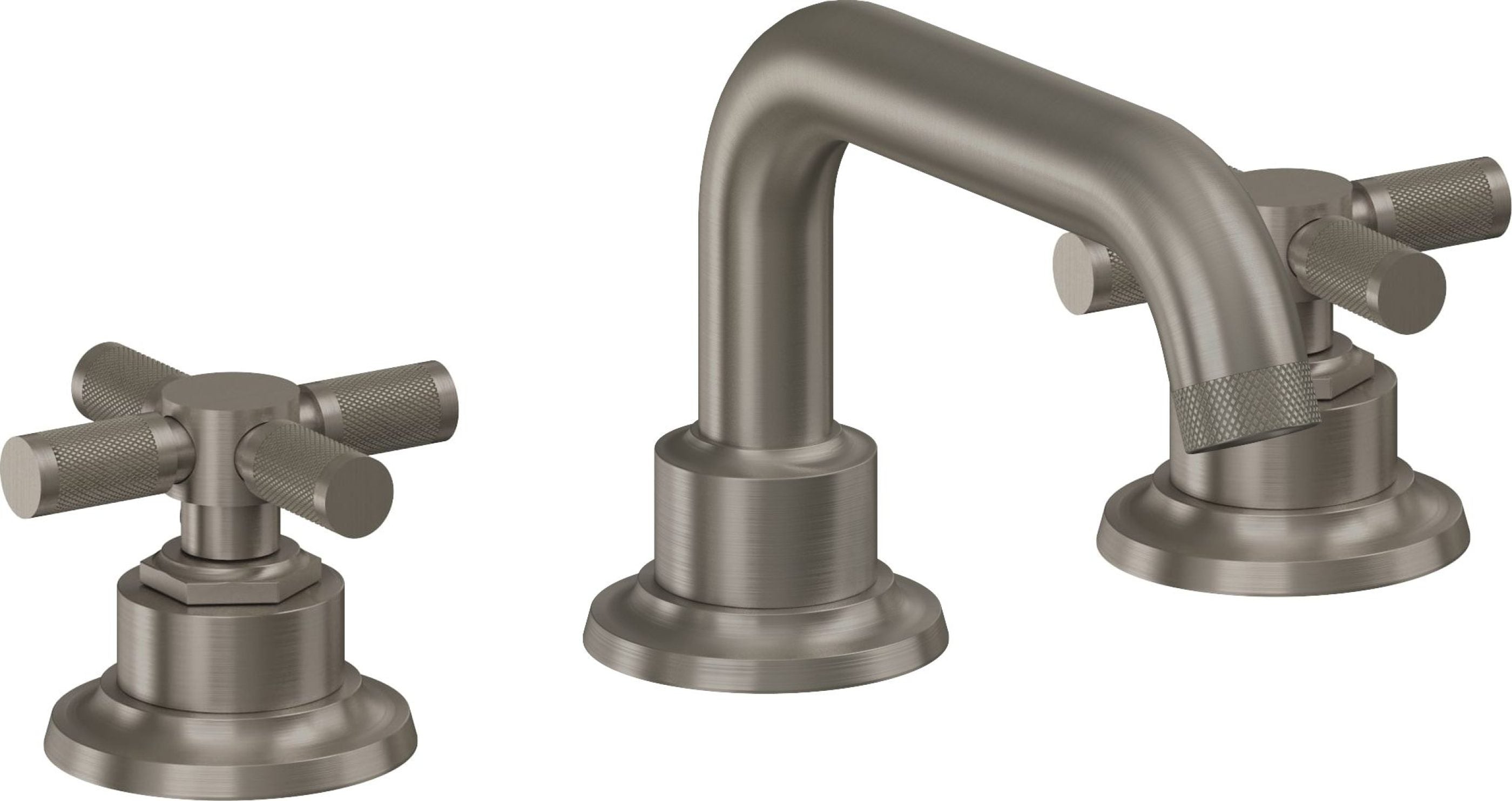 California Faucets - 3002XK-GRP - 8" Widespread Lavatory Faucet - Graphite (PVD) - Descanso