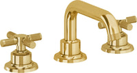 California Faucets - 3002XK-LPG - 8" Widespread Lavatory Faucet - Lifetime Polished Gold (PVD) - Descanso