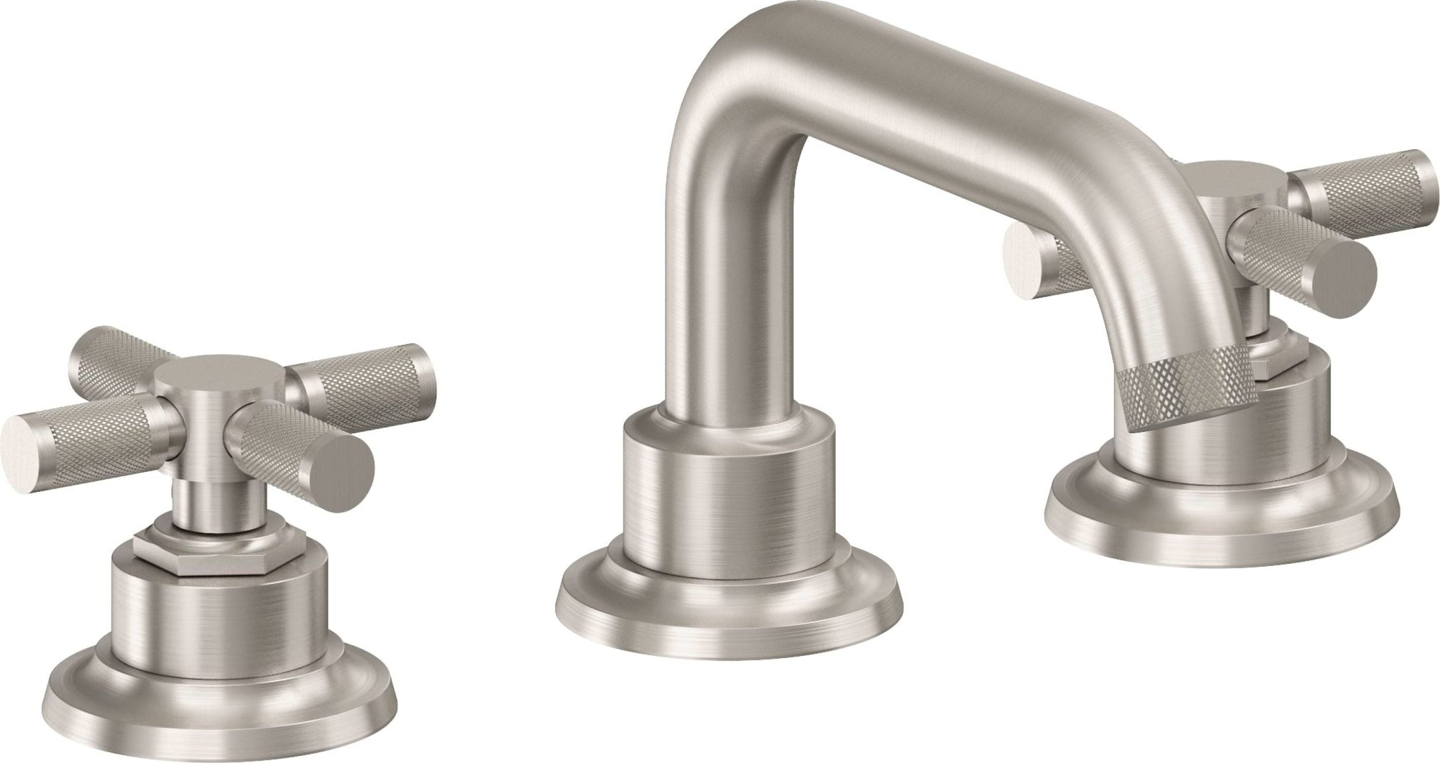 California Faucets - 3002XKZB-USS - 8" Widespread Lavatory Faucet with ZeroDrain - Ultra Stainless Steel (PVD) - Descanso