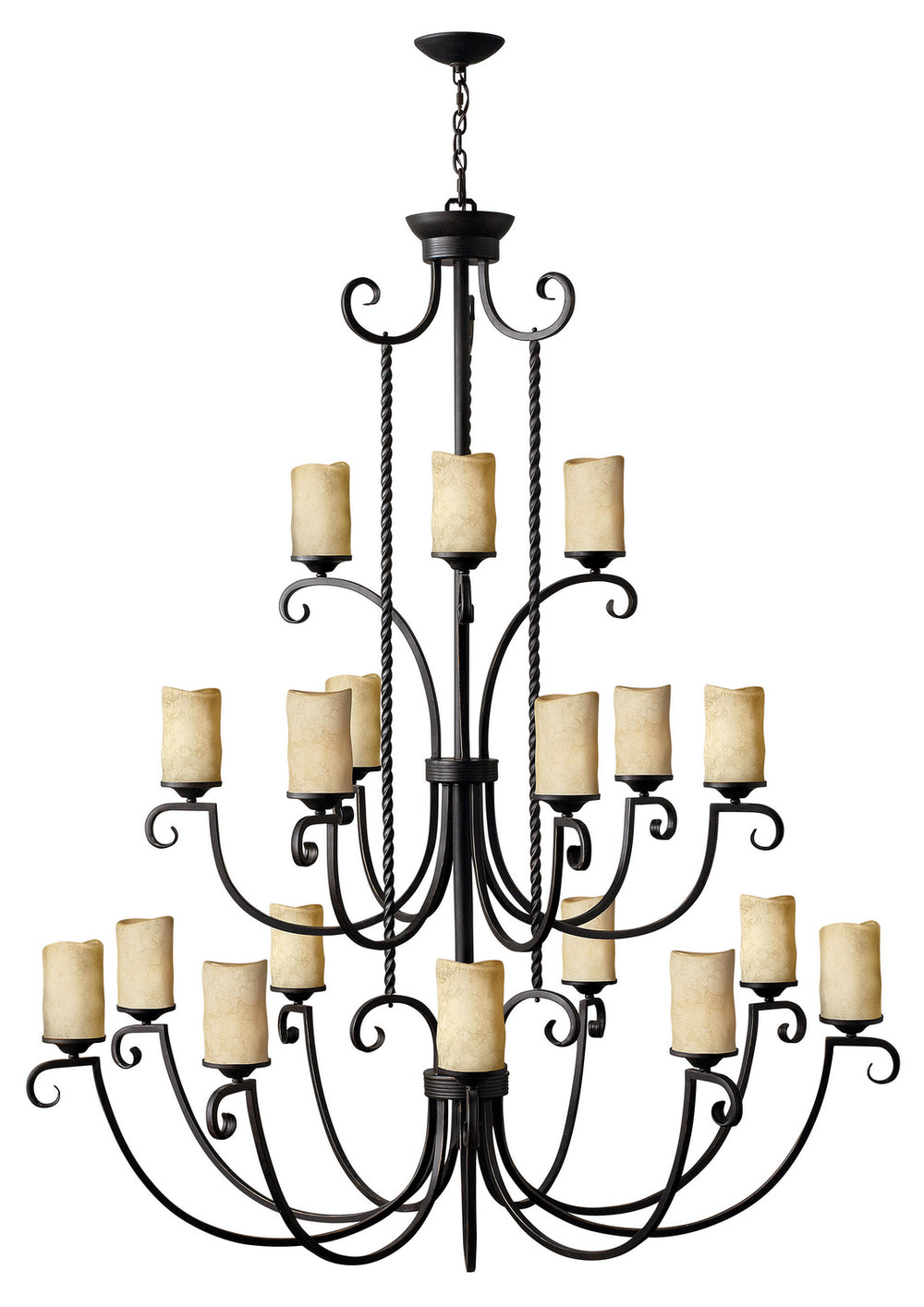 Hinkley - 4309OL - LED Foyer Chandelier - Casa - Olde Black