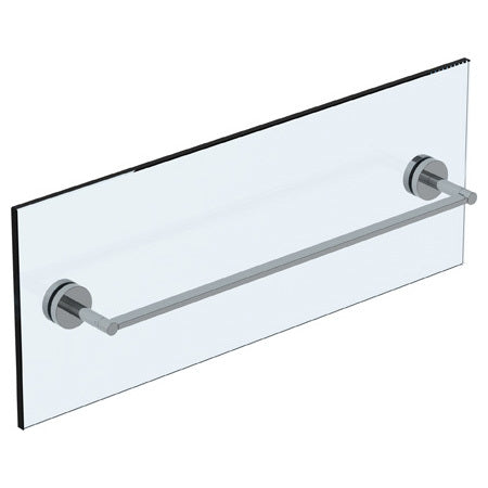 24" Shower Door Pull/ Glass Mount Towel Bar