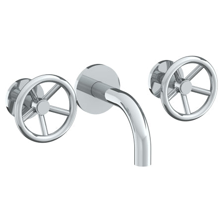 Wall Mounted 3 Hole Lavatory Set With 6" Spout - Maison&Co.