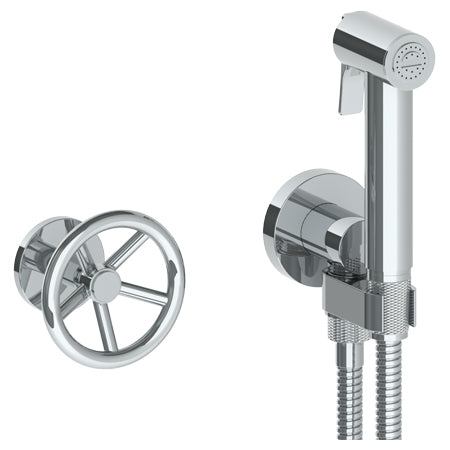 Wall Mounted Bidet Spray Set & Progressive Mixer With 49" Hose