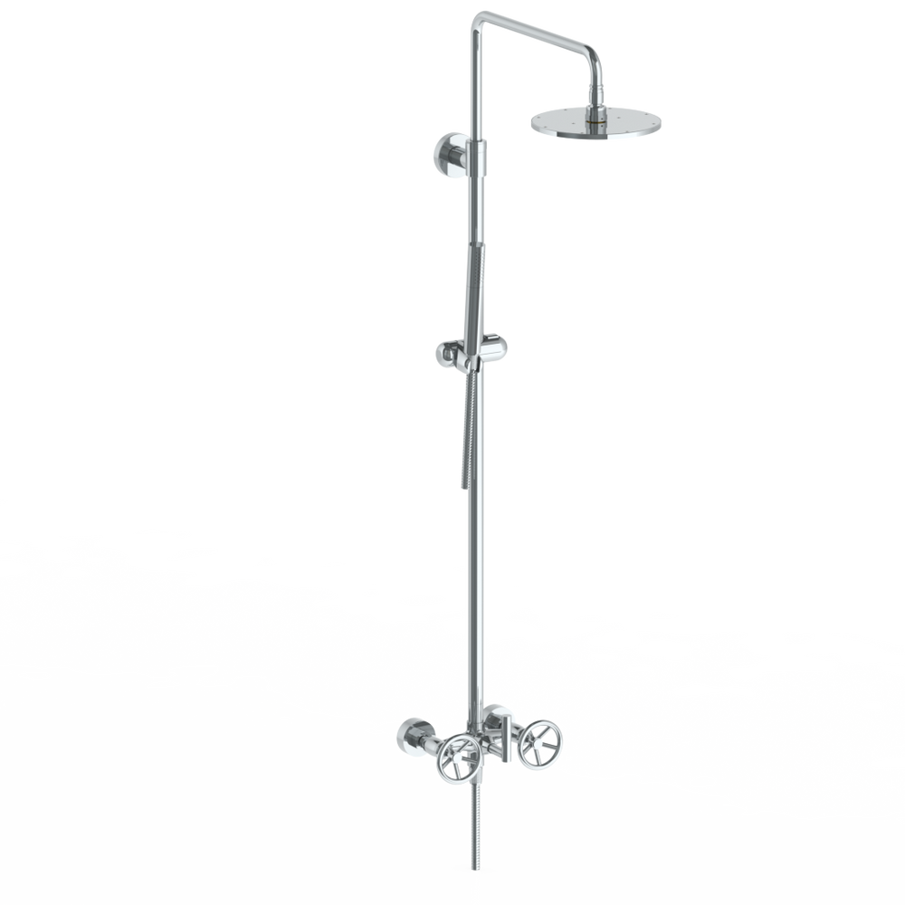 Wall Mounted Exposed Shower With Hand Shower