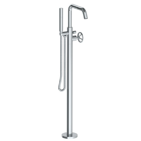 Single Hole Floor Standing Bath Set With Hand Shower