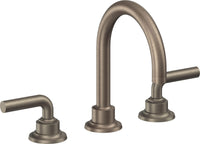 California Faucets - 3102ZBF-ANF - 8" Widespread Lavatory Faucet with Completely Finished ZeroDrain - Antique Nickel Flat - Descanso