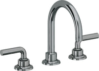 California Faucets - 3102ZB-BLKN - 8" Widespread Lavatory Faucet with ZeroDrain - Black Nickel (PVD) - Descanso