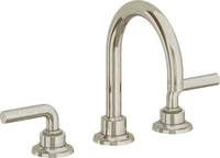 California Faucets - 3102ZBF-BNU - 8" Widespread Lavatory Faucet with Completely Finished ZeroDrain - Burnished Nickel Uncoated - Descanso