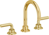 California Faucets - 3102ZBF-LPG - 8" Widespread Lavatory Faucet with Completely Finished ZeroDrain - Lifetime Polished Gold (PVD) - Descanso