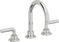 California Faucets - 3102ZB-PC - 8" Widespread Lavatory Faucet with ZeroDrain - Polished Chrome - Descanso