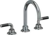 California Faucets - 3102F-BLKN - 8" Widespread Lavatory Faucet - Black Nickel (PVD) - Descanso