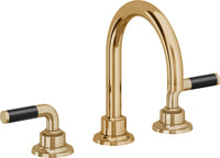 California Faucets - 3102FZB-FRG - 8" Widespread Lavatory Faucet with ZeroDrain - French Gold (PVD) - Descanso