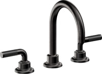 California Faucets - 3102F-MBLK - 8" Widespread Lavatory Faucet - Matte Black - Descanso