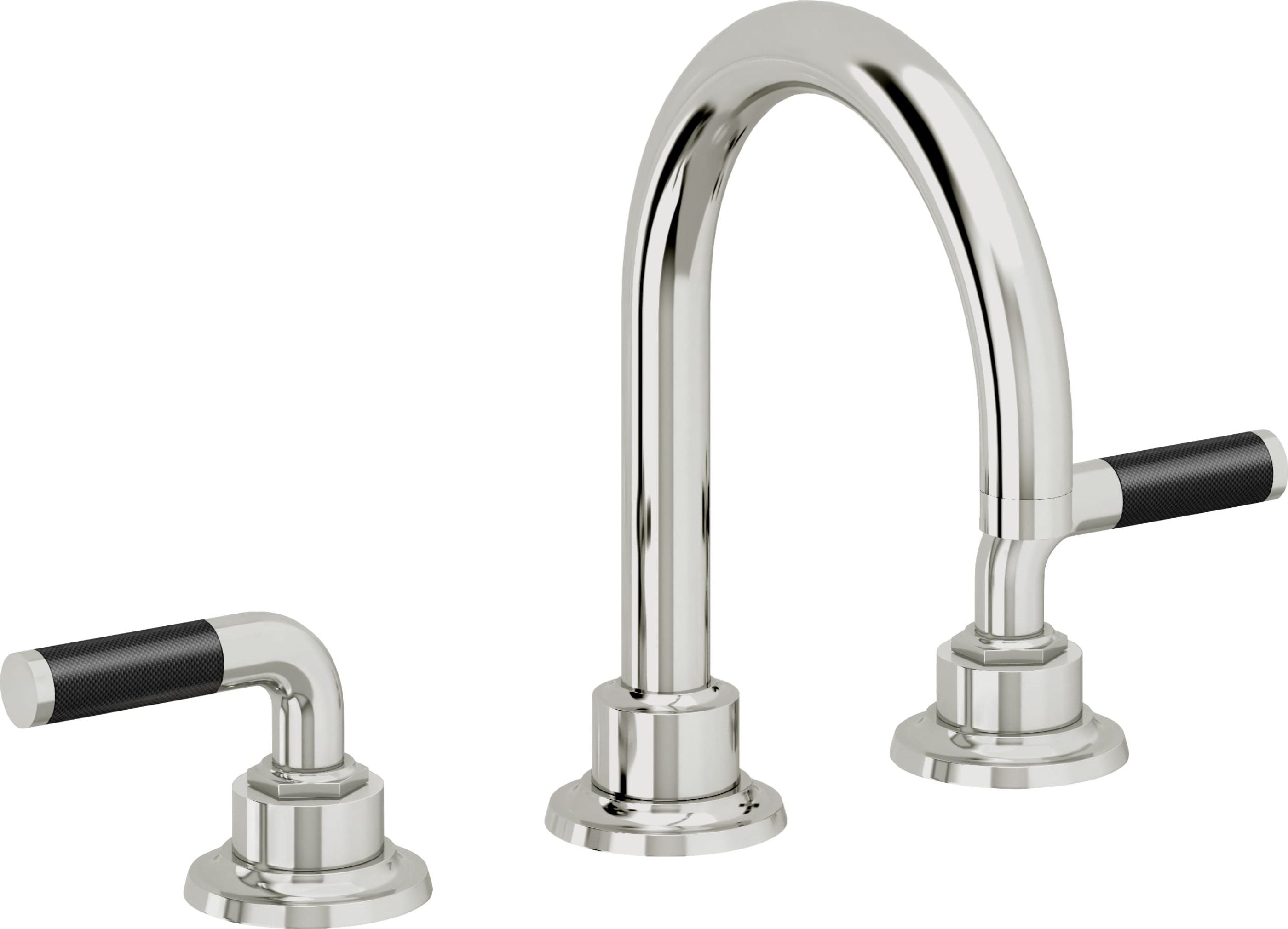 California Faucets - 3102FZB-PC - 8" Widespread Lavatory Faucet with ZeroDrain - Polished Chrome - Descanso