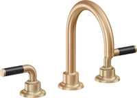 California Faucets - 3102FZB-SBZ - 8" Widespread Lavatory Faucet with ZeroDrain - Satin Bronze (PVD) - Descanso