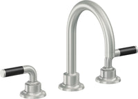 California Faucets - 3102FZB-SC - 8" Widespread Lavatory Faucet with ZeroDrain - Satin Chrome (PVD) - Descanso