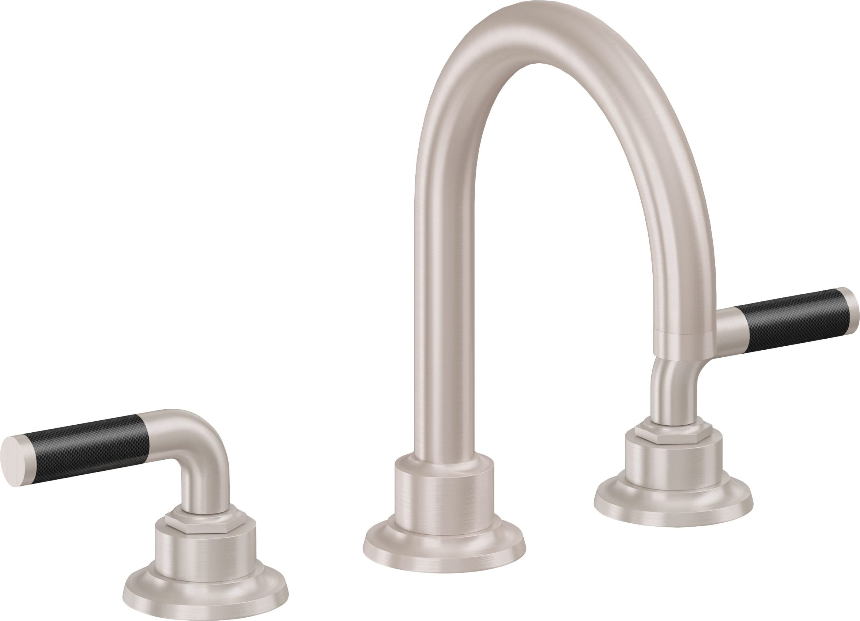 California Faucets - 3102FZB-SN - 8" Widespread Lavatory Faucet with ZeroDrain - Satin Nickel  - Descanso