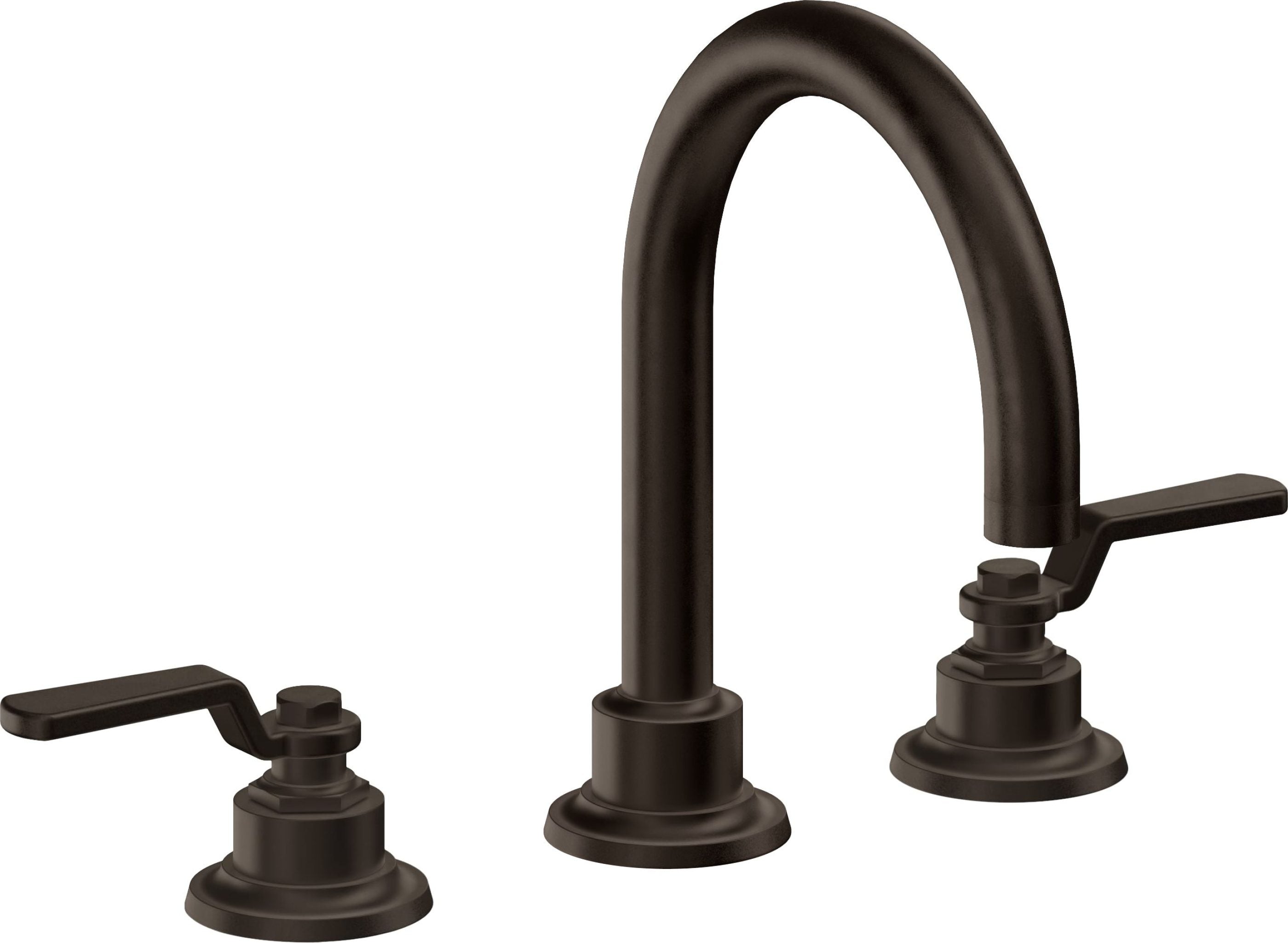 California Faucets - 8102ZBF-BTB - 8" Widespread Lavatory Faucet with Completely Finished ZeroDrain - Bella Terra Bronze - Descanso Works