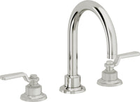 California Faucets - 8102ZB-PC - 8" Widespread Lavatory Faucet with ZeroDrain - Polished Chrome - Descanso Works