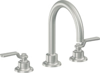 California Faucets - 8102ZBF-SC - 8" Widespread Lavatory Faucet with Completely Finished ZeroDrain - Satin Chrome (PVD) - Descanso Works