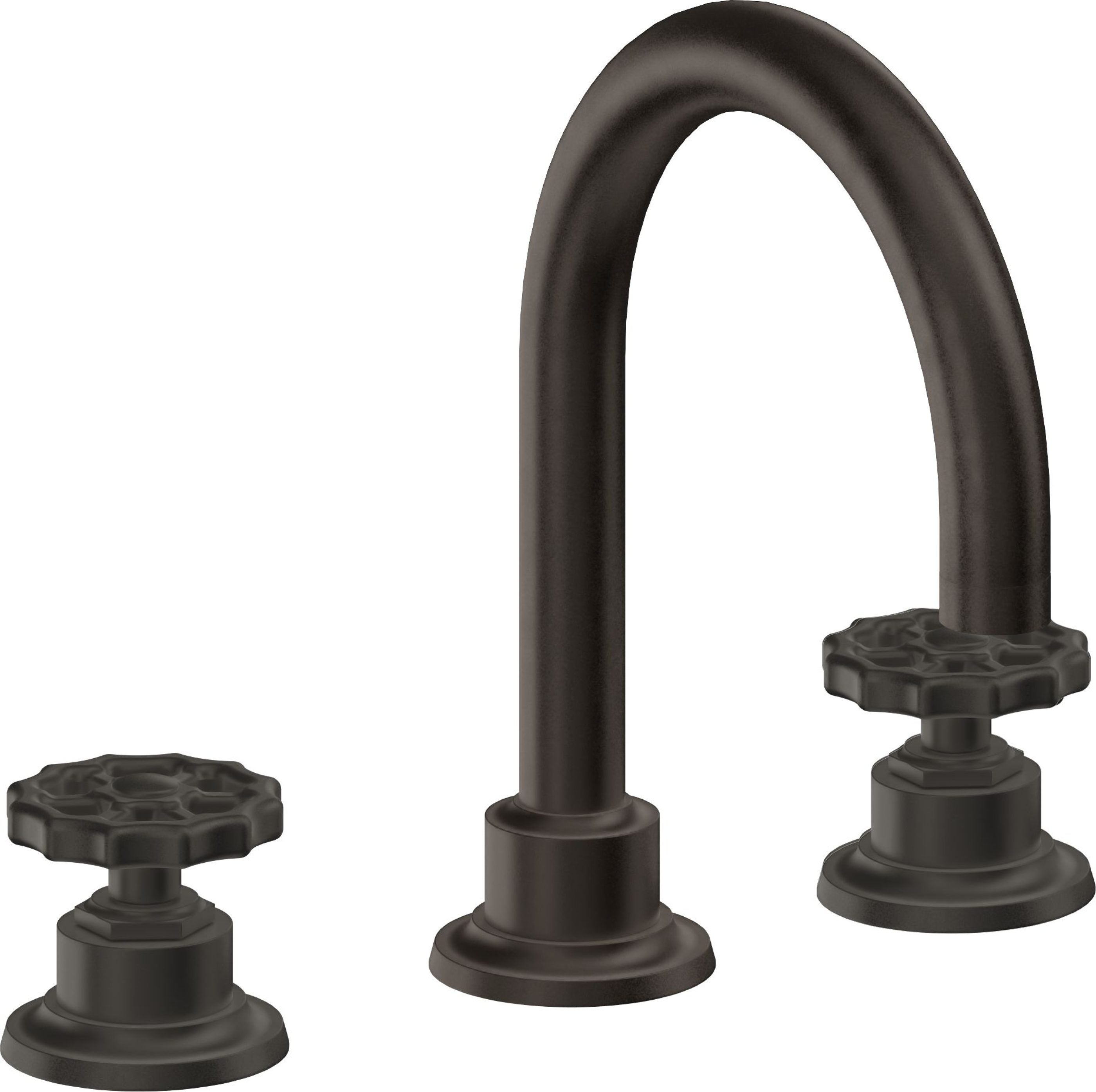 California Faucets - 8102WZB-ORB - 8" Widespread Lavatory Faucet with ZeroDrain - Oil Rubbed Bronze - Descanso Works