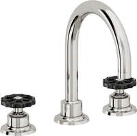 California Faucets - 8102WB-PC - 8" Widespread Lavatory Faucet - Polished Chrome - Descanso Works