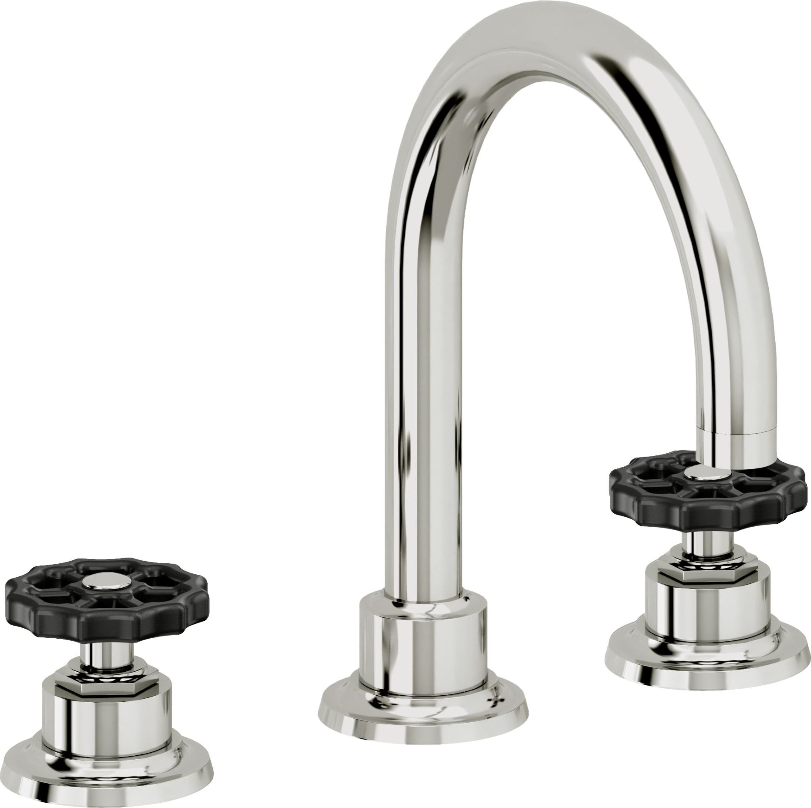 California Faucets - 8102WBZBF-PC - 8" Widespread Lavatory Faucet with Completely Finished ZeroDrain - Polished Chrome - Descanso Works