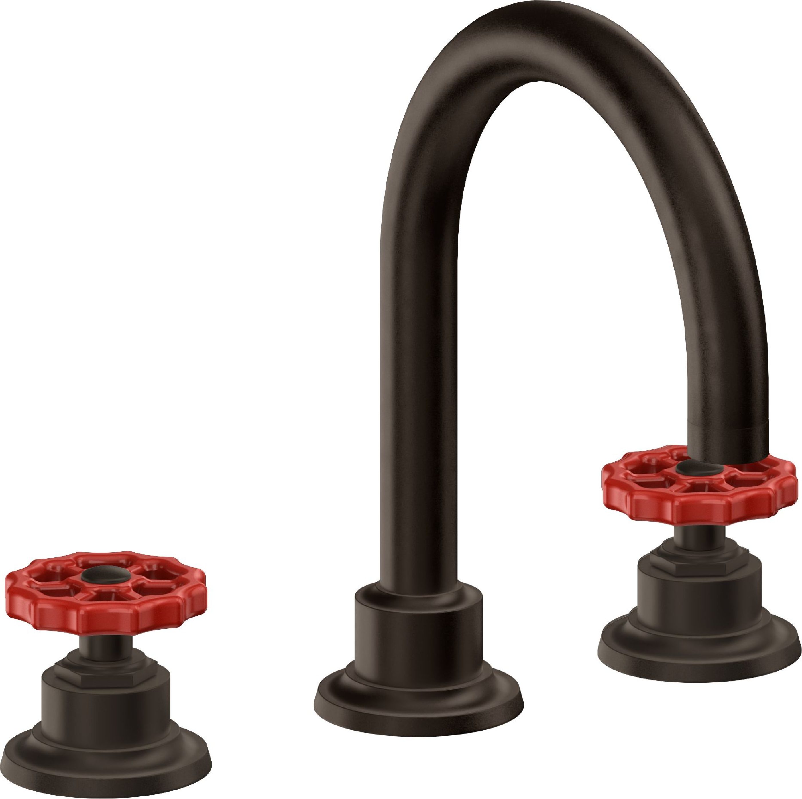 California Faucets - 8102WRZBF-BTB - 8" Widespread Lavatory Faucet with Completely Finished ZeroDrain - Bella Terra Bronze - Descanso Works