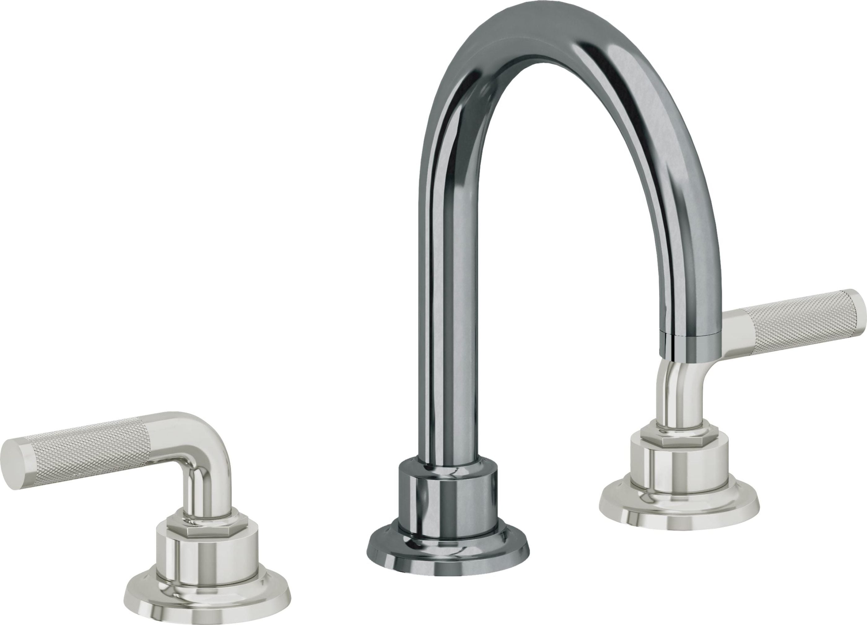 California Faucets - 3102KZB-PC - 8" Widespread Lavatory Faucet with ZeroDrain - Polished Chrome - Descanso