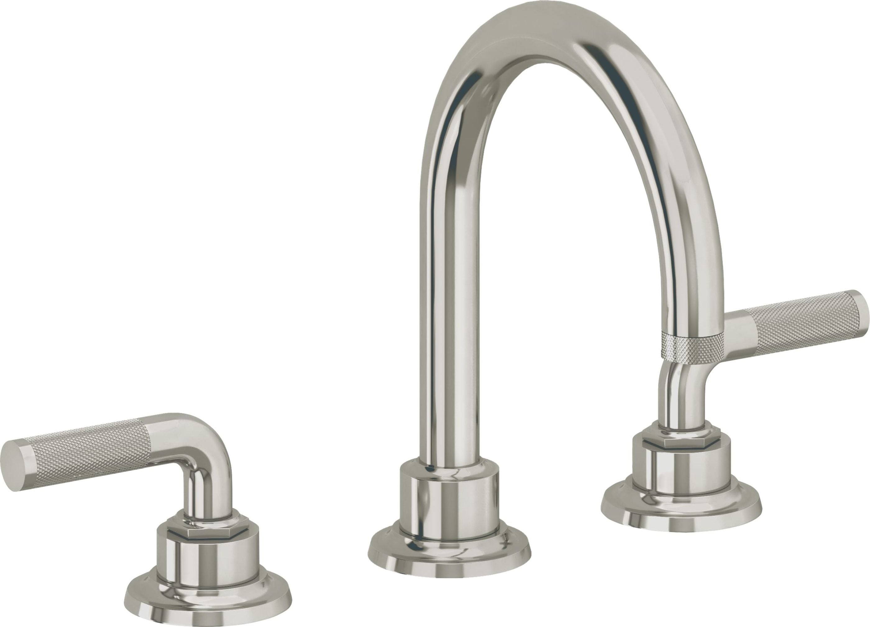 California Faucets - 3102K-PN - 8" Widespread Lavatory Faucet - Polished Nickel (PVD) - Descanso