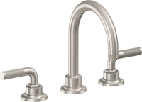 California Faucets - 3102KZB-USS - 8" Widespread Lavatory Faucet with ZeroDrain - Ultra Stainless Steel (PVD) - Descanso