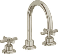 California Faucets - 3102XK-BNU - 8" Widespread Lavatory Faucet - Burnished Nickel Uncoated - Descanso