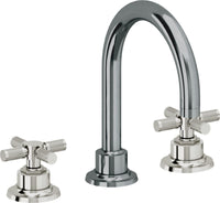 California Faucets - 3102XKZBF-PC - 8" Widespread Lavatory Faucet with Completely Finished ZeroDrain - Polished Chrome - Descanso