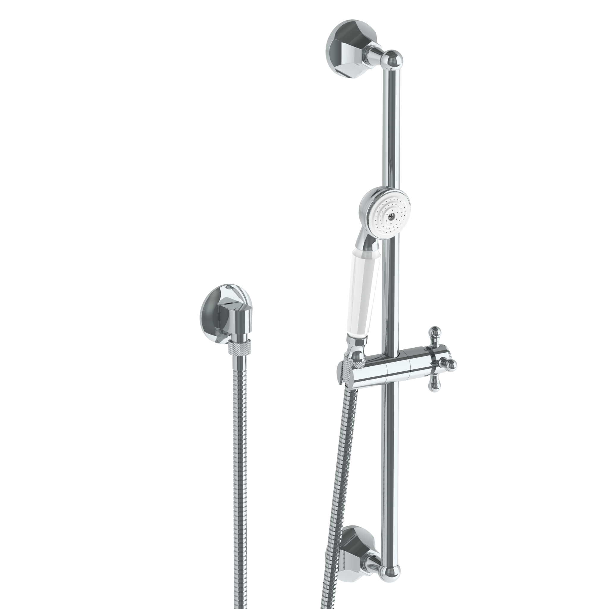 Positioning Bar Shower Kit With Hand Shower And 69" Hose