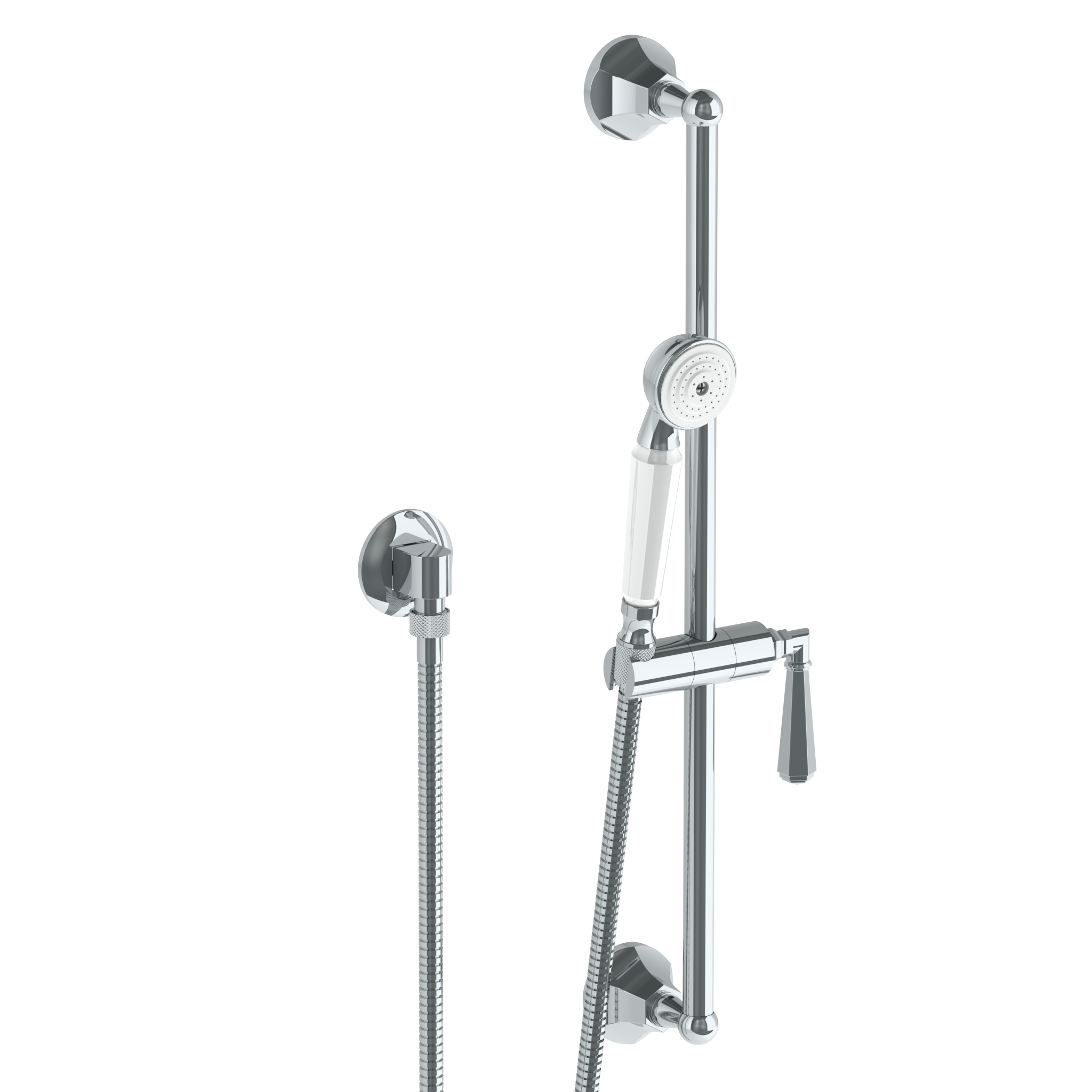 Positioning Bar Shower Kit With Hand Shower And 69" Hose