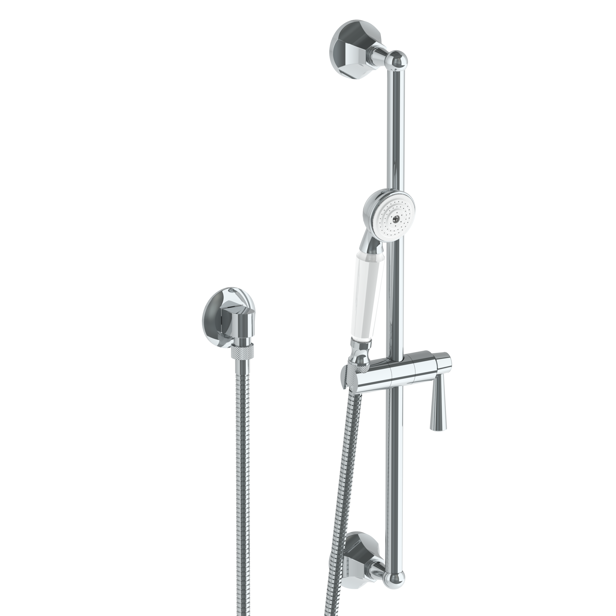 Positioning Bar Shower Kit With Hand Shower And 69" Hose