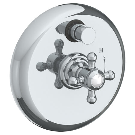 Wall Mounted Pressure Balance Shower Trim With Diverter, 7 1/2"