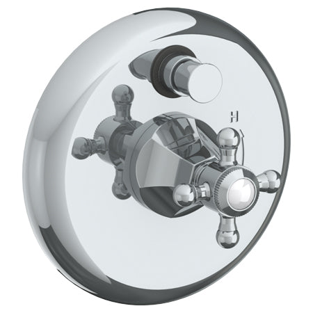 Wall Mounted Pressure Balance Shower Trim With Diverter, 7 1/2"